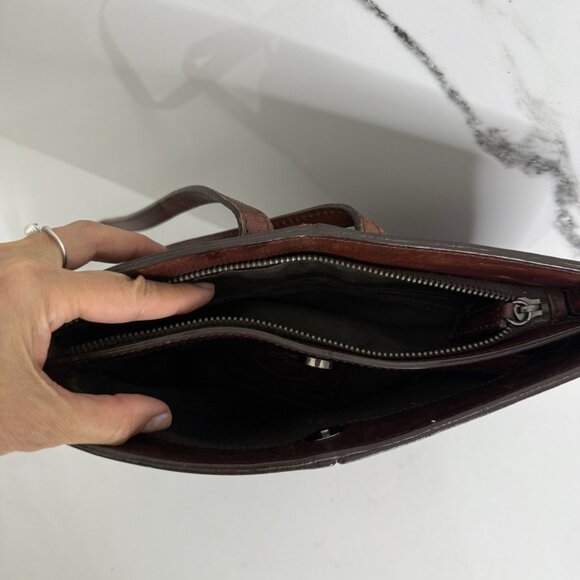 ELLINGTON Portland Oregon Vintage Authentic Brown Leather Backpack Bag leather - Picture 10 of 15